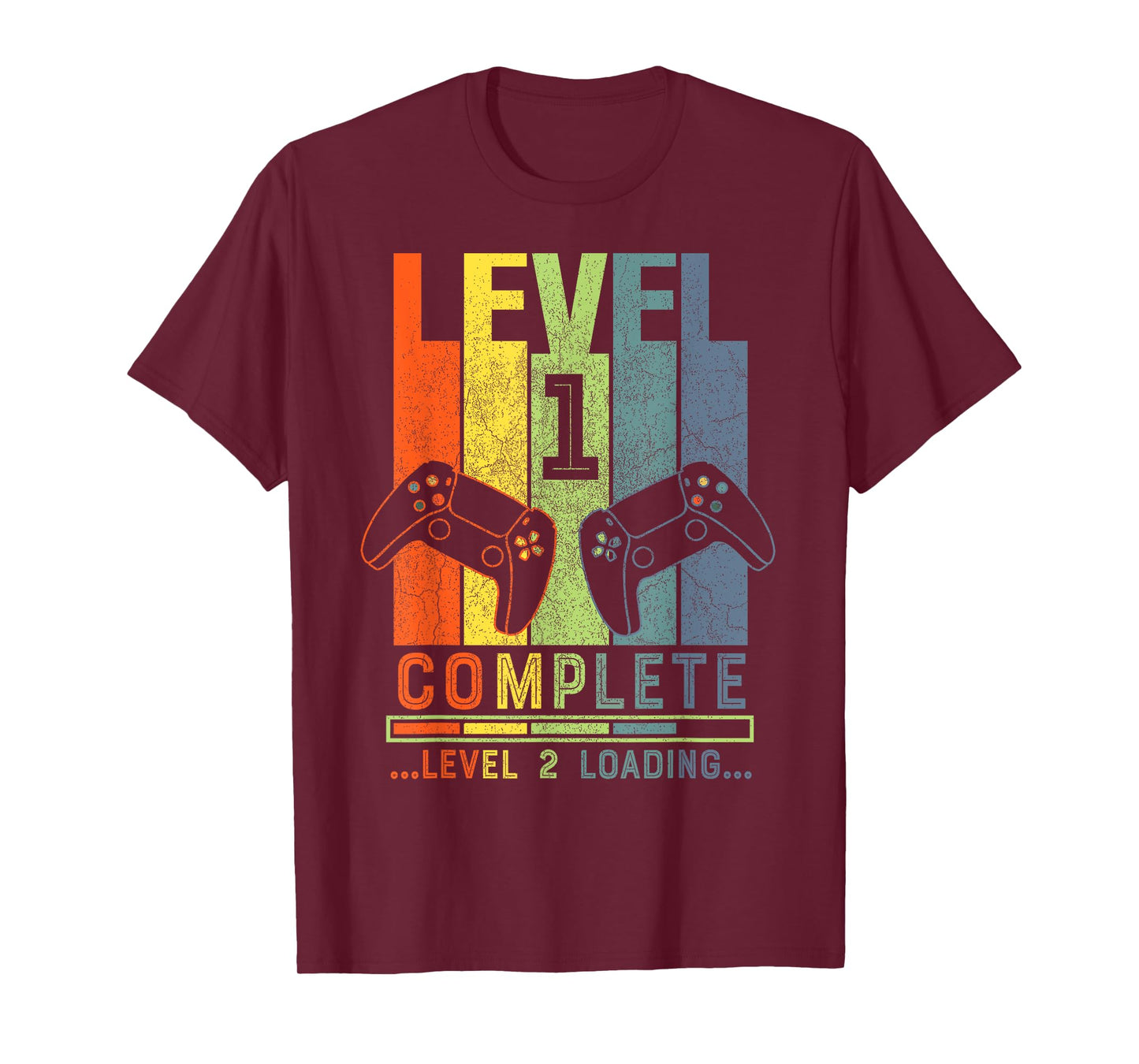 Level 1 Complete Gamer Gift 1 Years Wedding Anniversary T-Shirt