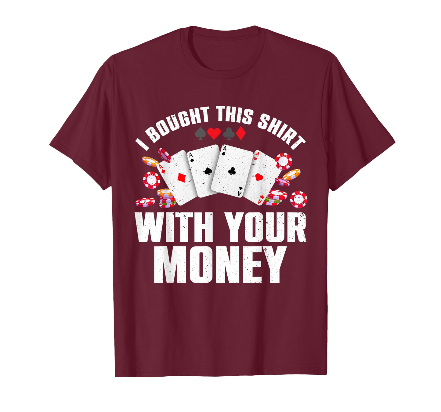 Cute Poker Lover For Men Women Card Casino Player Gambler T-Shirt