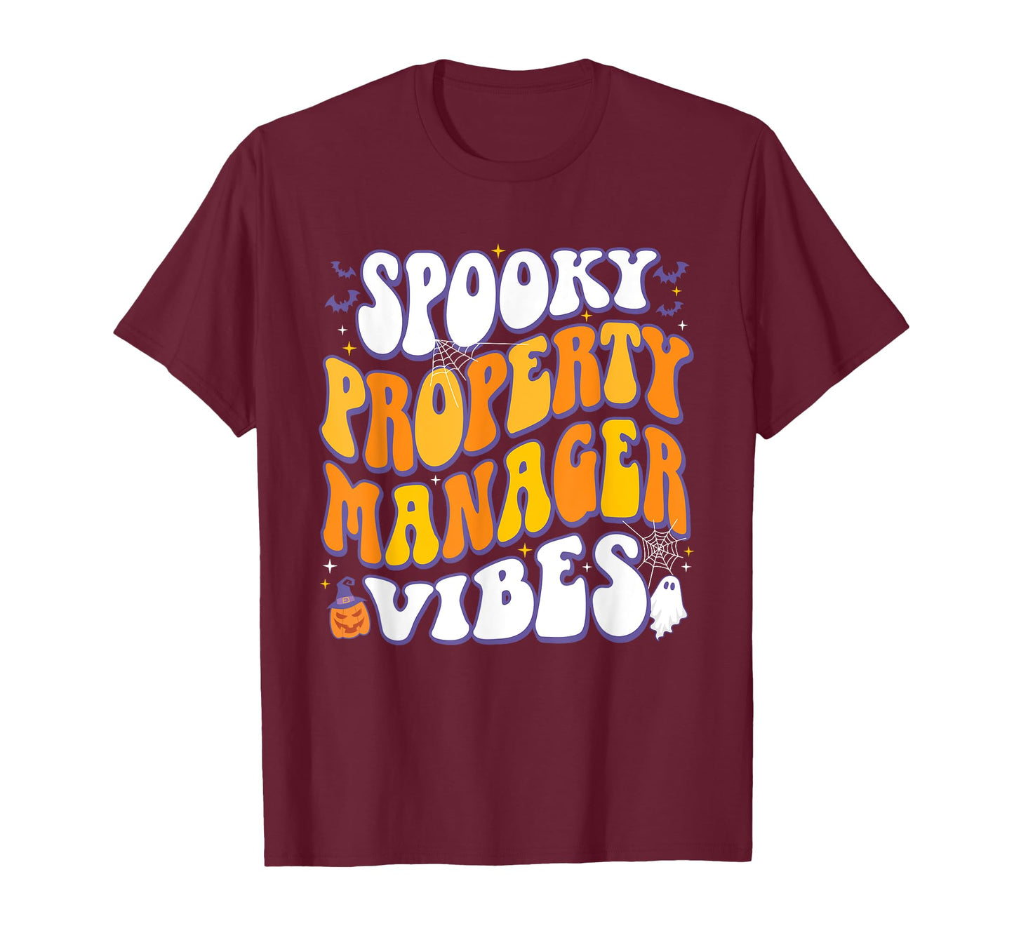 Spooky Property Manager Vibes Halloween T-Shirt