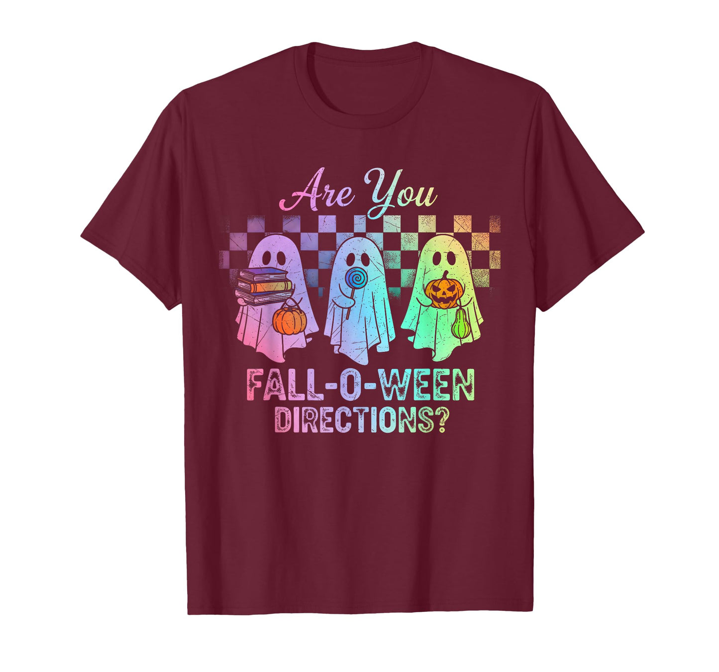 Vintage are You Fall O Ween Directions Teacher Halloween T-Shirt