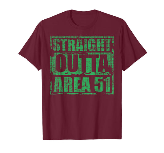 Straight Outta Area 51 Funny Nevada 09/20/19 Alien UFO ET T-Shirt