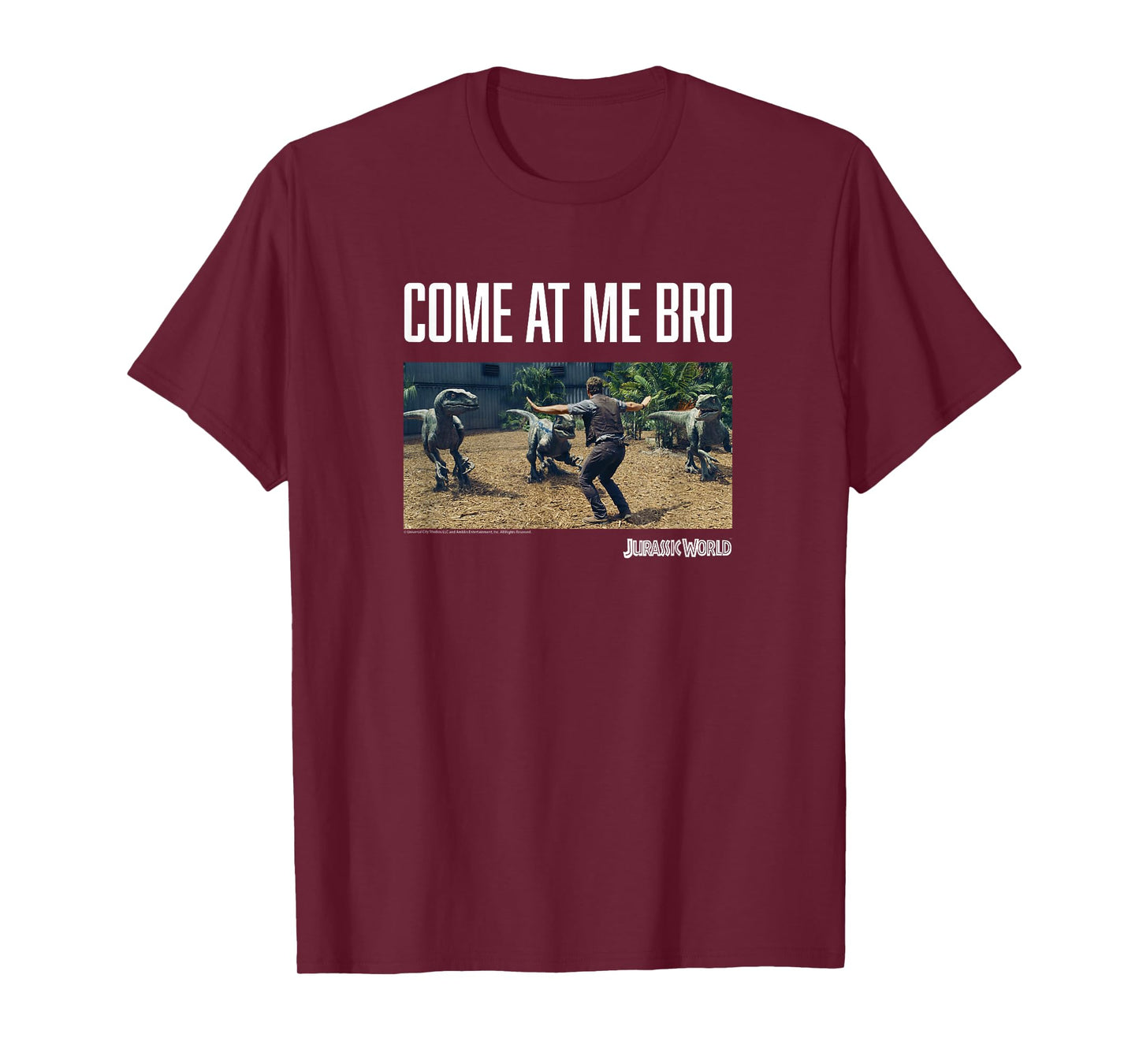Jurassic World Owen Grady & Velociraptors Come At Me Bro T-Shirt
