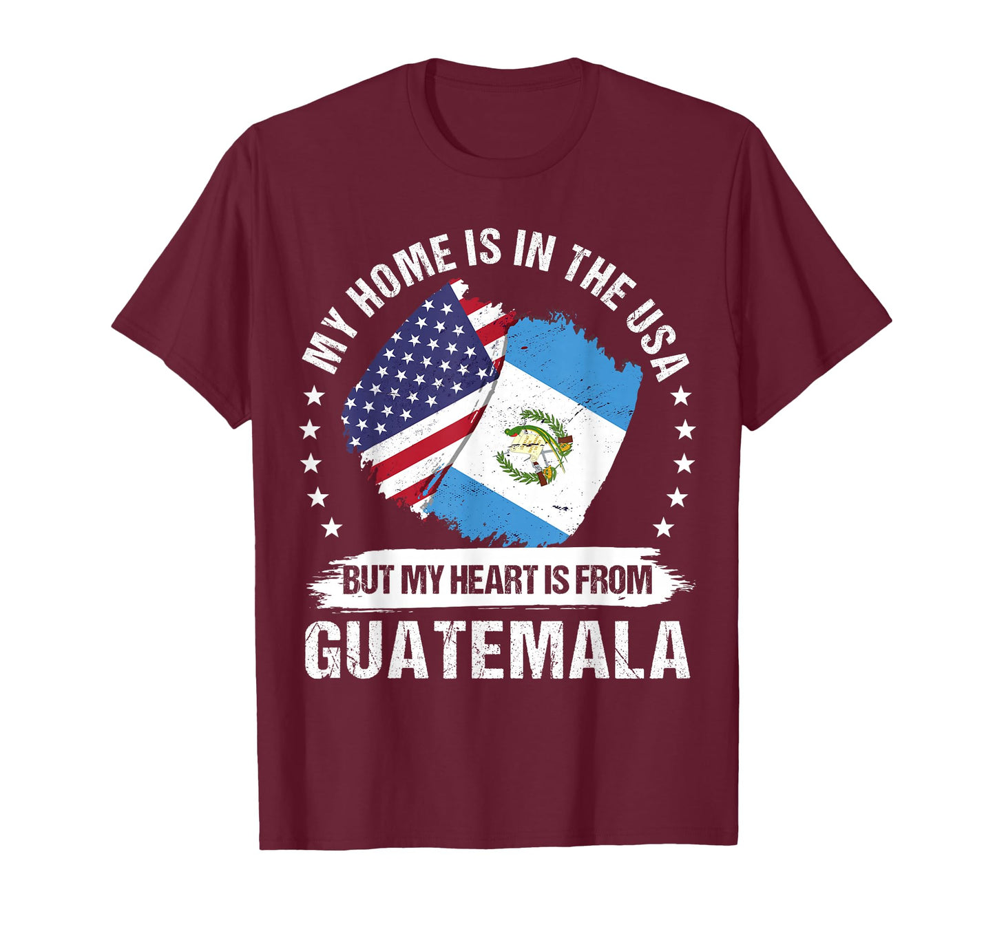 American Patriot Guatemala Flag American Guatemalan Roots T-Shirt