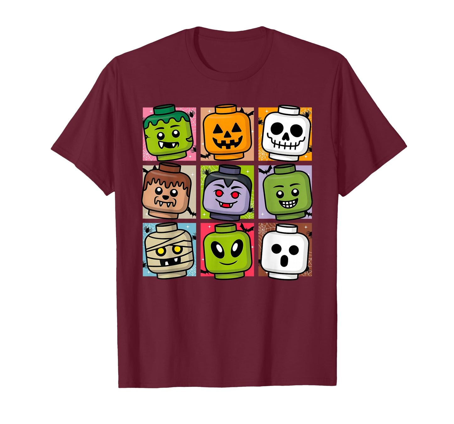 Brick or Treat Halloween Master Builder Blocks Building Kids T-Shirt