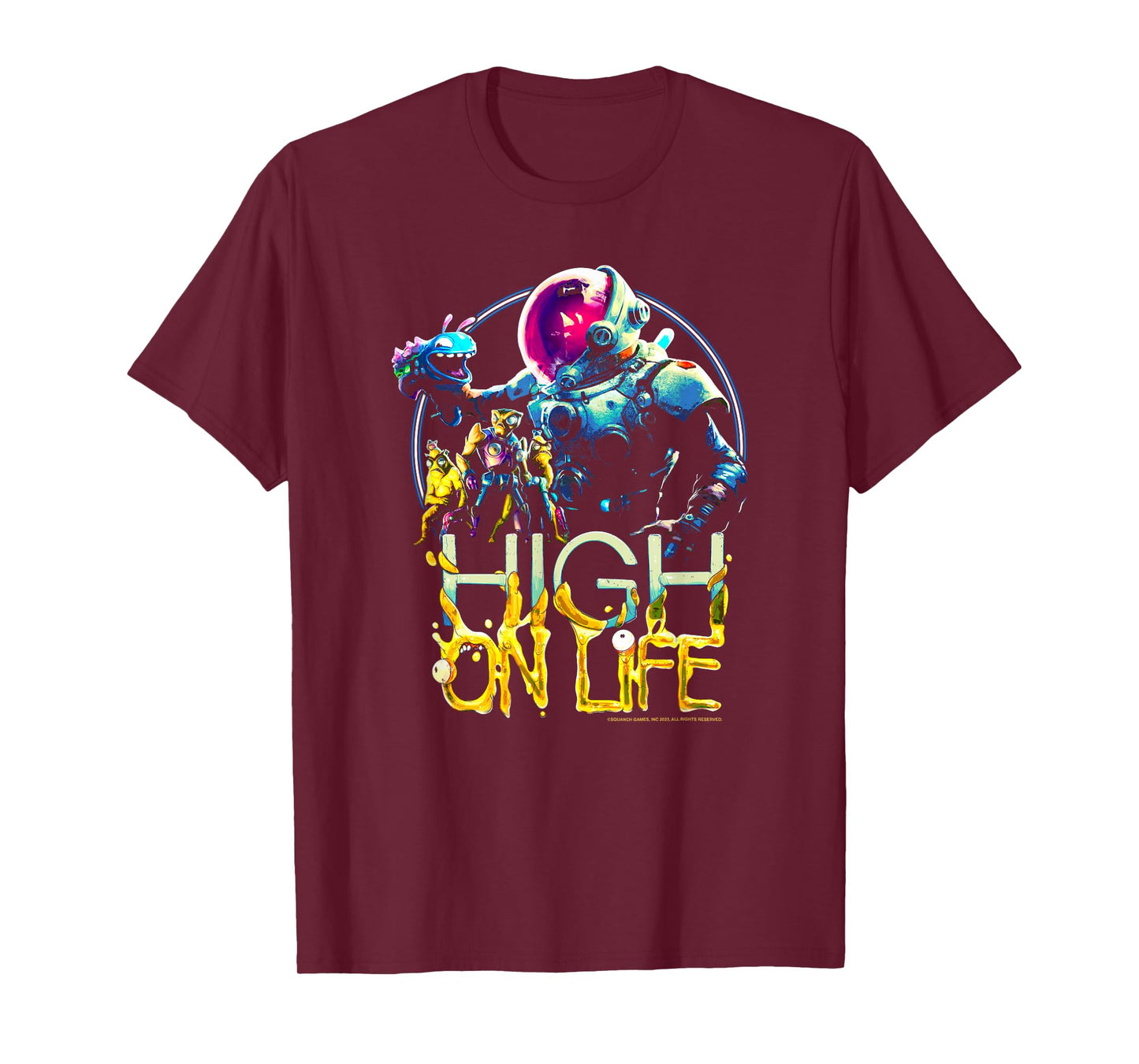 High on Life Kenny Smiling Vintage Group Shot Poster T-Shirt
