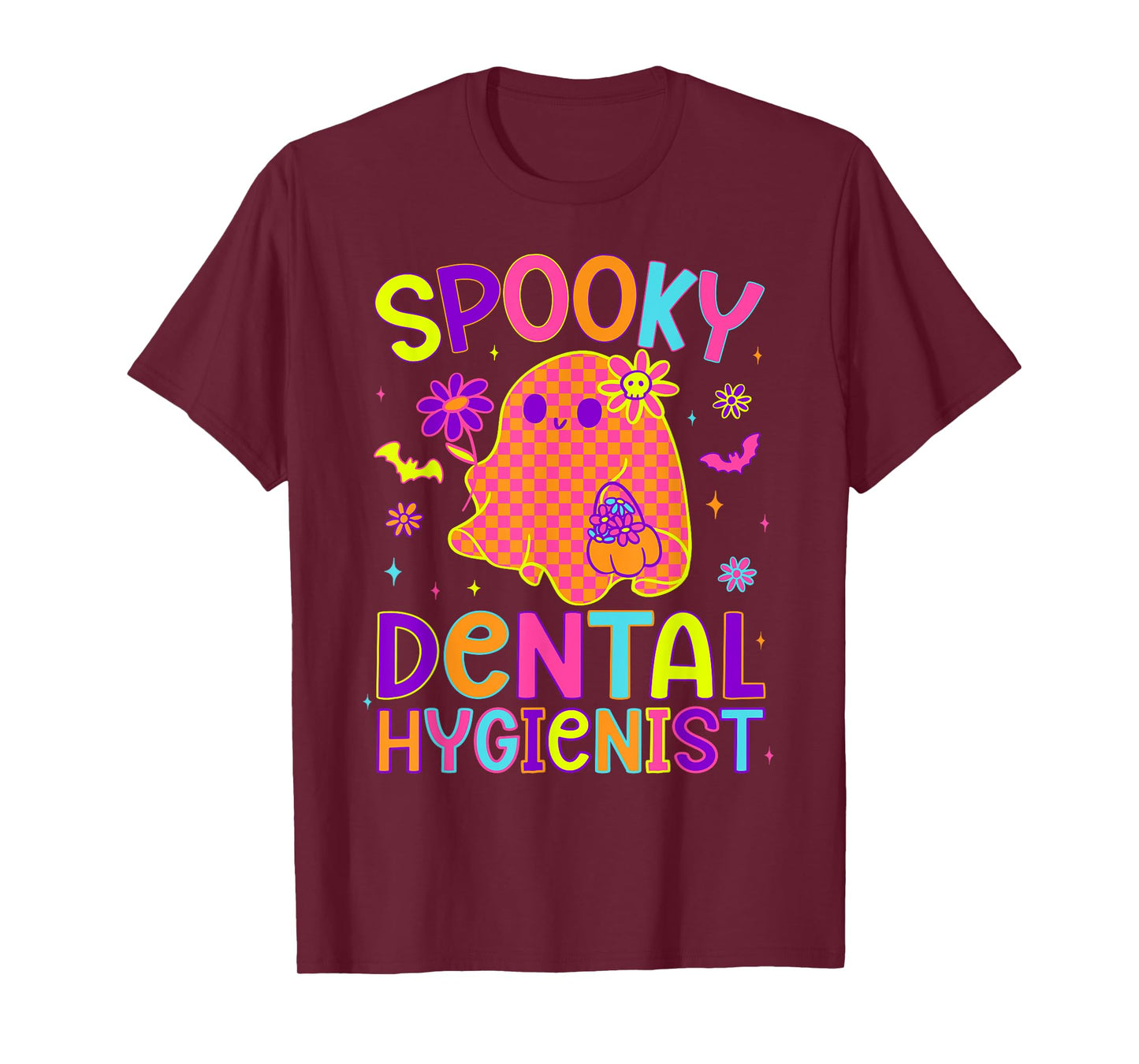 Spooky Dental Hygienist Halloween Dental Hygiene Preppy T-Shirt