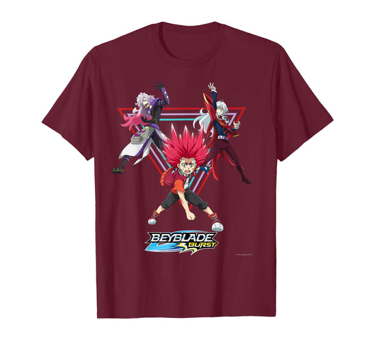 Beyblade Burst Turbo Triangle Group T-Shirt Small