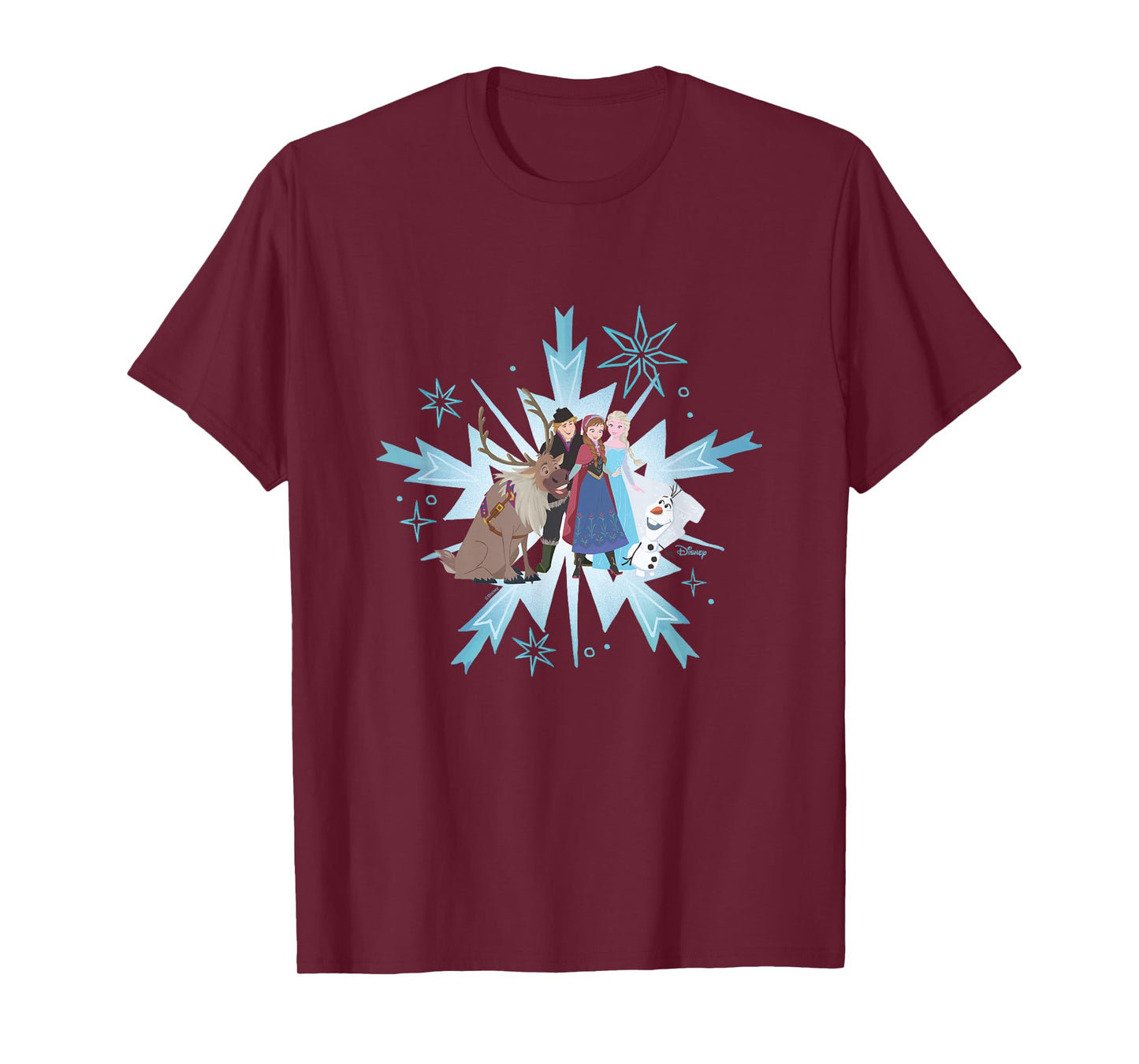 Frozen - Elsa Anna Kristoff Olaf Sven T-Shirt