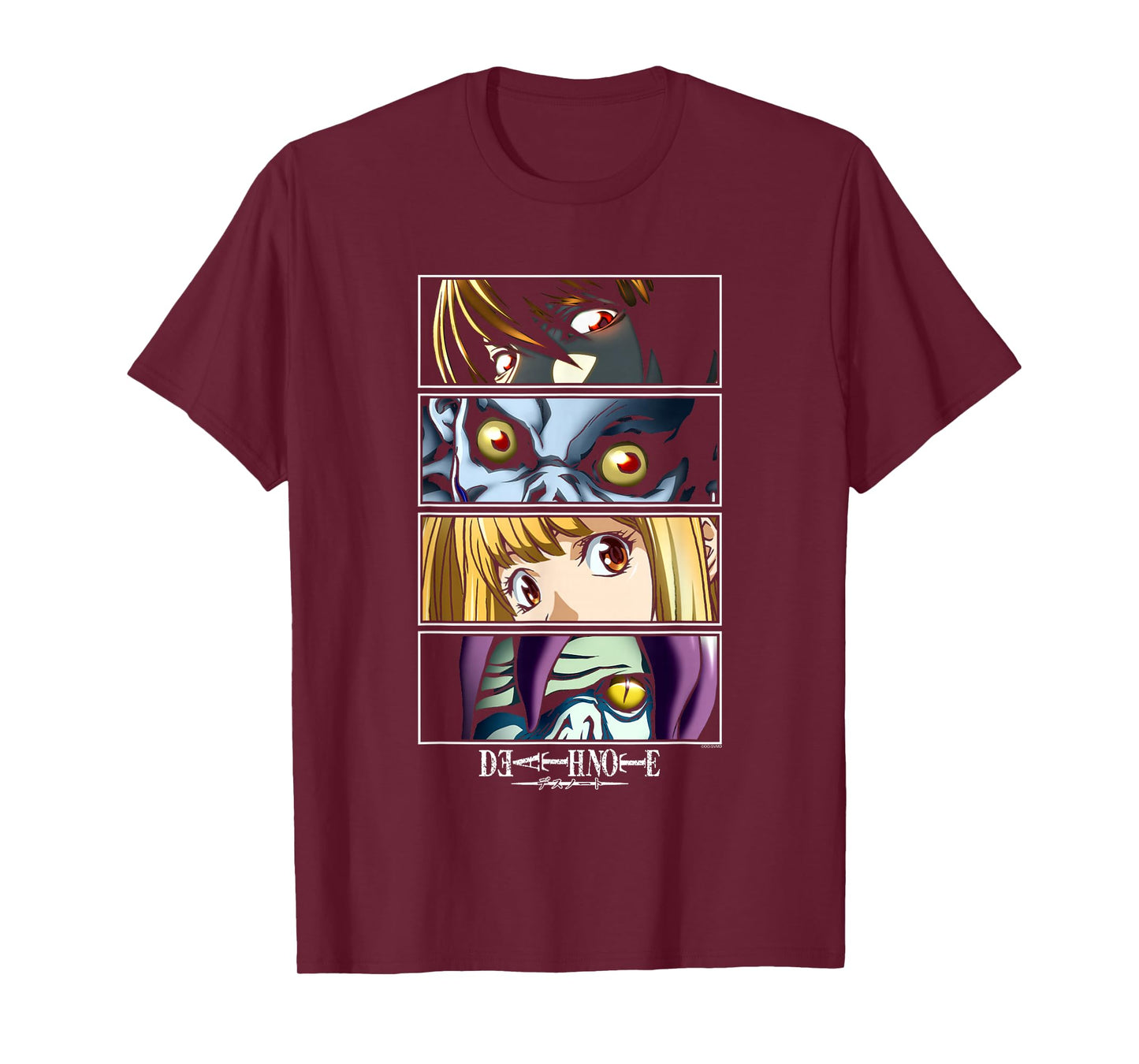 Death Note Close Up Character Eyes Anime T-Shirt