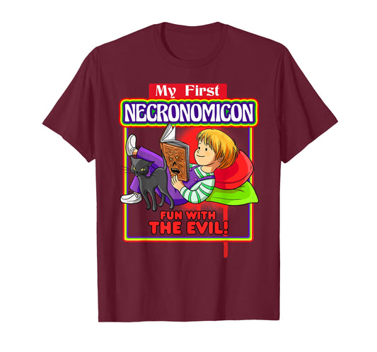 My first Necronomicon Fun with the Evil T-Shirt Witchcraft T-Shirt