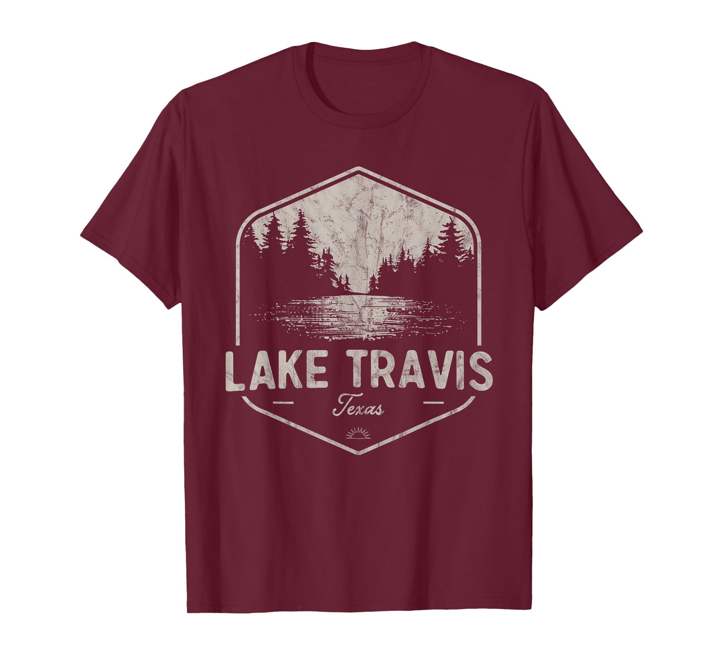 Lake Travis Texas Outdoors Vintage T-Shirt