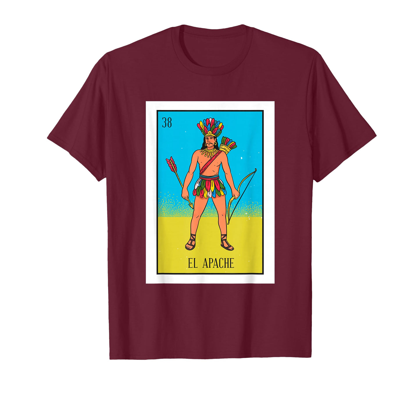 El Indio Lottery Gift The Indian Card Mexican Lottery T-Shirt