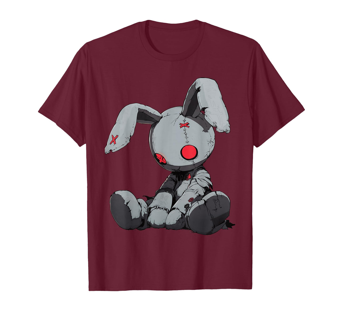 Dead Bunny Doll Goth Cute E-Girl Gothic Outfit Grunge T-Shirt