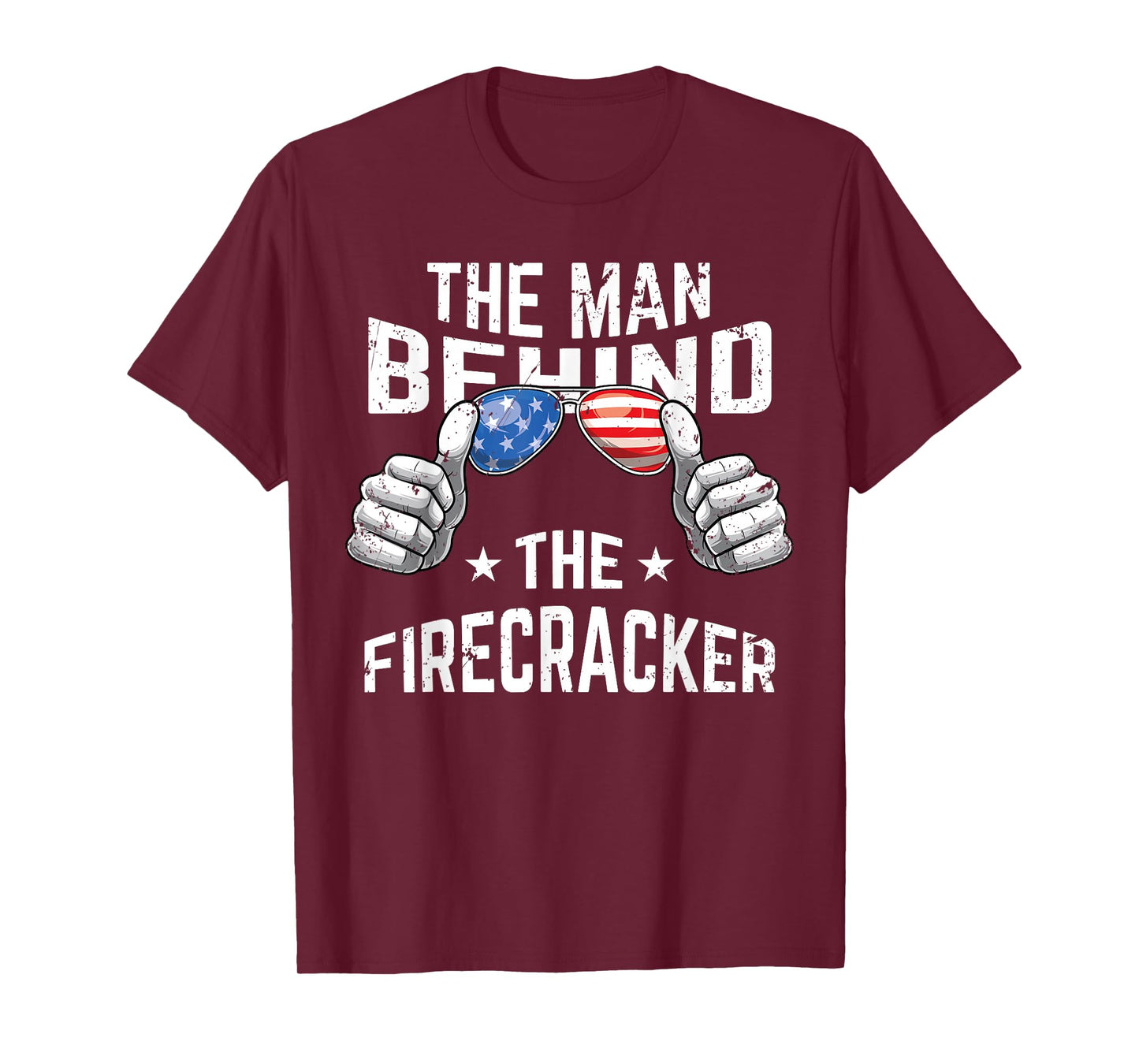 4th of July Pregnancy Shirt The Man Behind The Firecracker T-Shirt