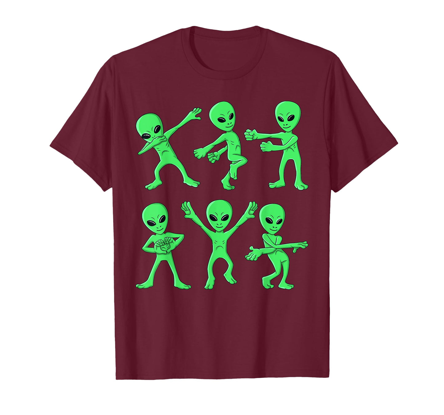 Dancing Aliens Dance Challenge Boys Girls Kids Halloween T-Shirt
