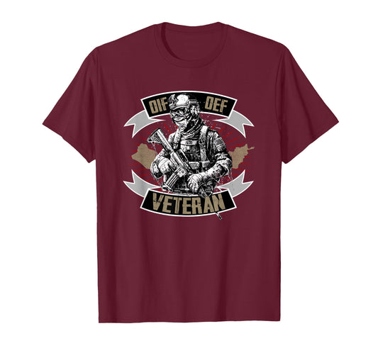 Veteran OIF OEF Proud Military Service Quote T-Shirt