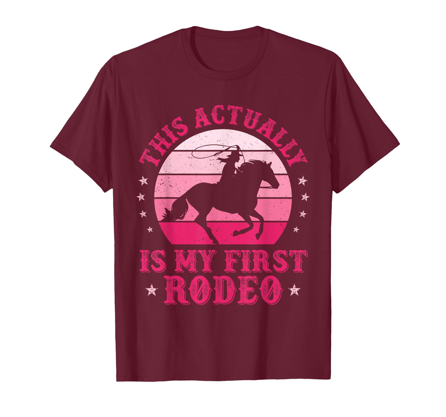 This Actually Is My First Rodeo Women Country Life Cowgirl T-Shirt