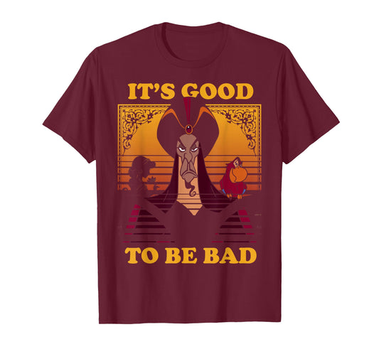 Disney Aladdin Jafar Good to Be Bad Dusk Colors T-Shirt T-Shirt