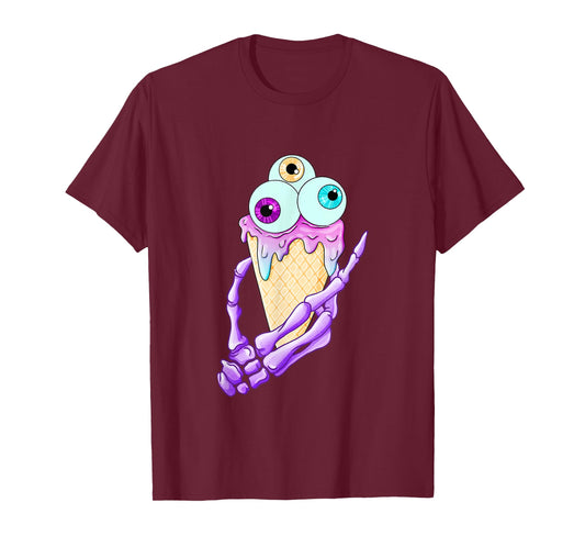 Eyescream Pastel Goth Cute Creepy Halloween Costume Idea T-Shirt