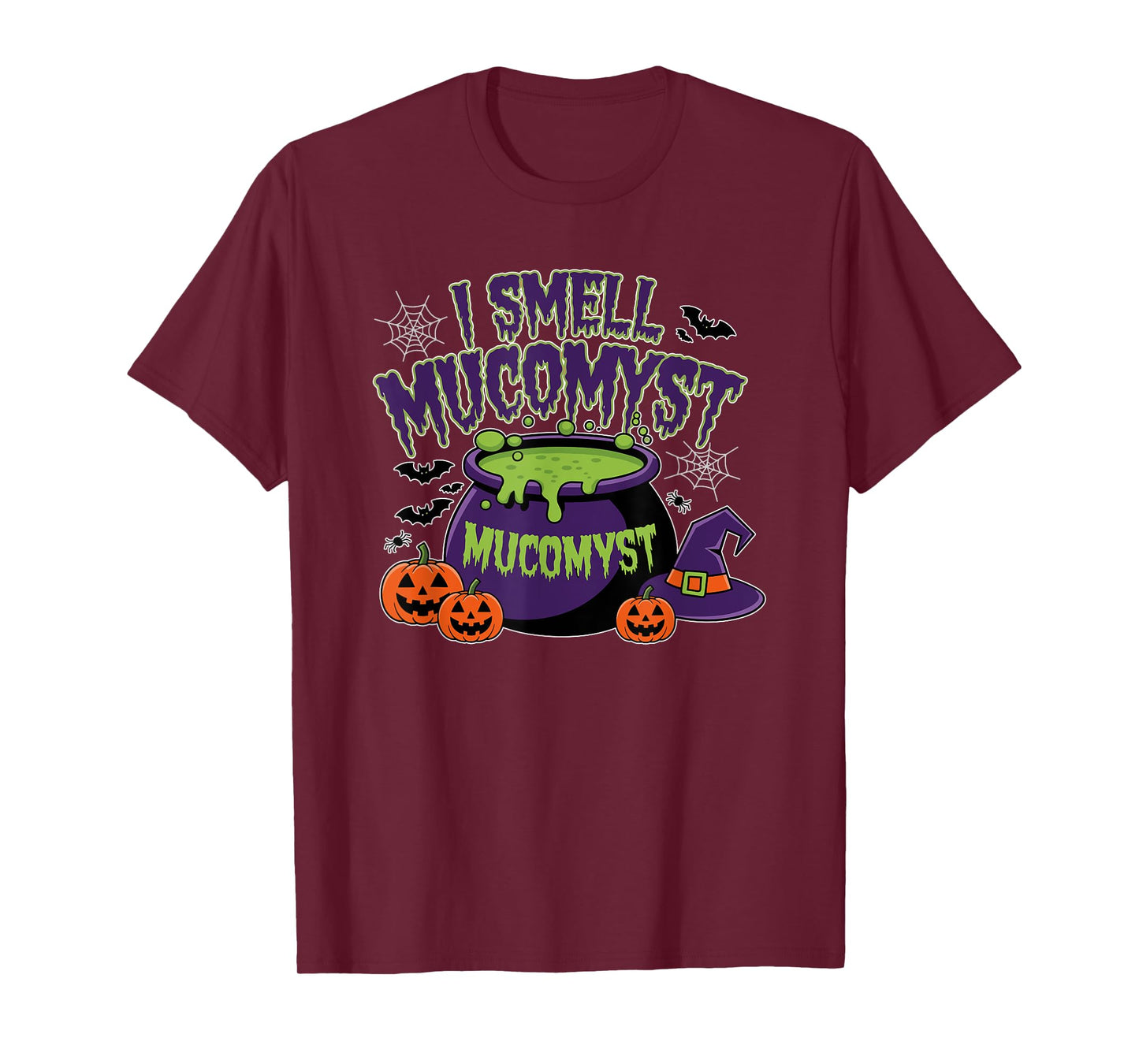 Halloween Respiratory Therapist Design I Smell Mucomyst Brew T-Shirt