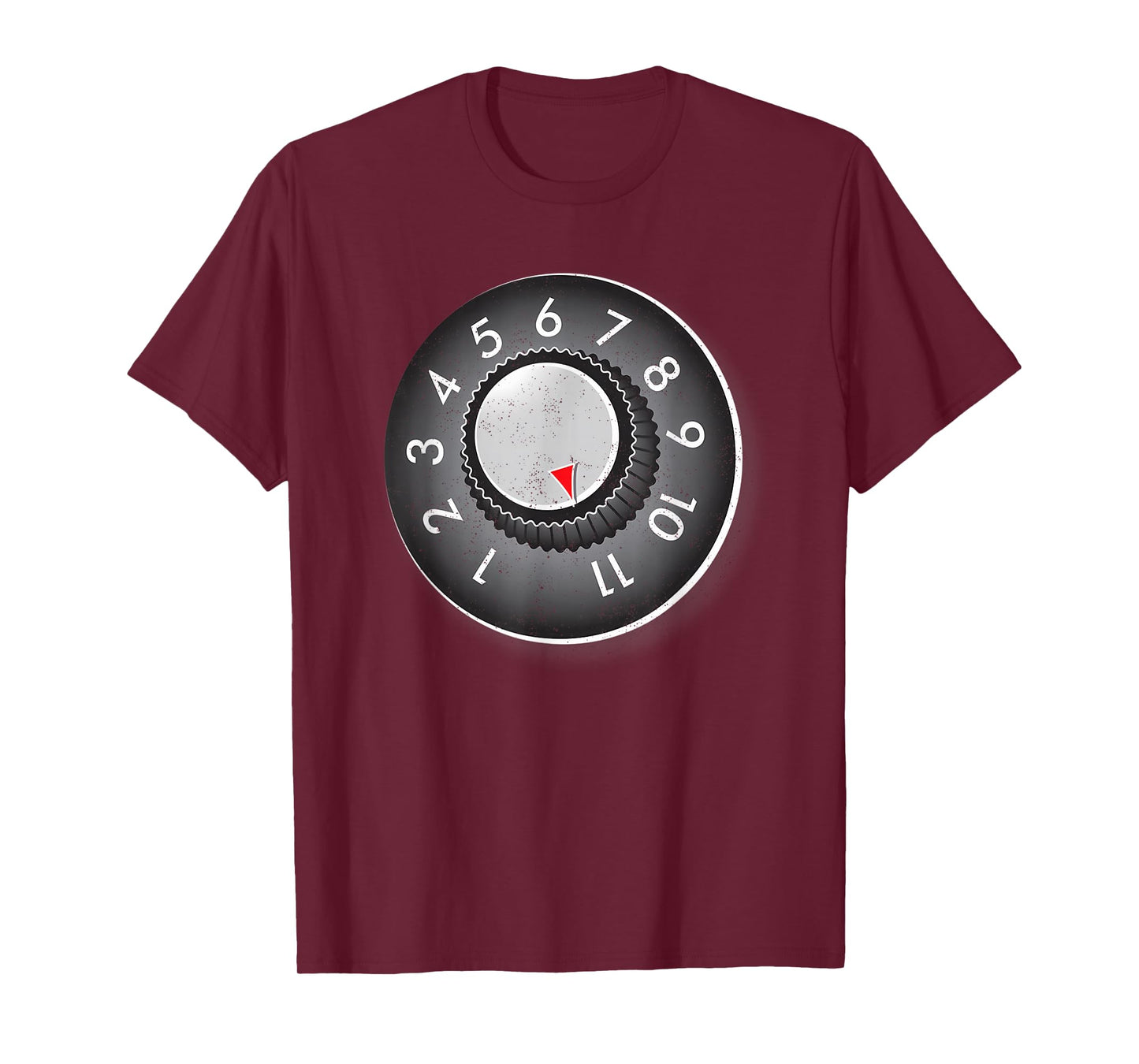 Guitar Amp Volume Knob Goes To Eleven Music Vintage T-Shirt
