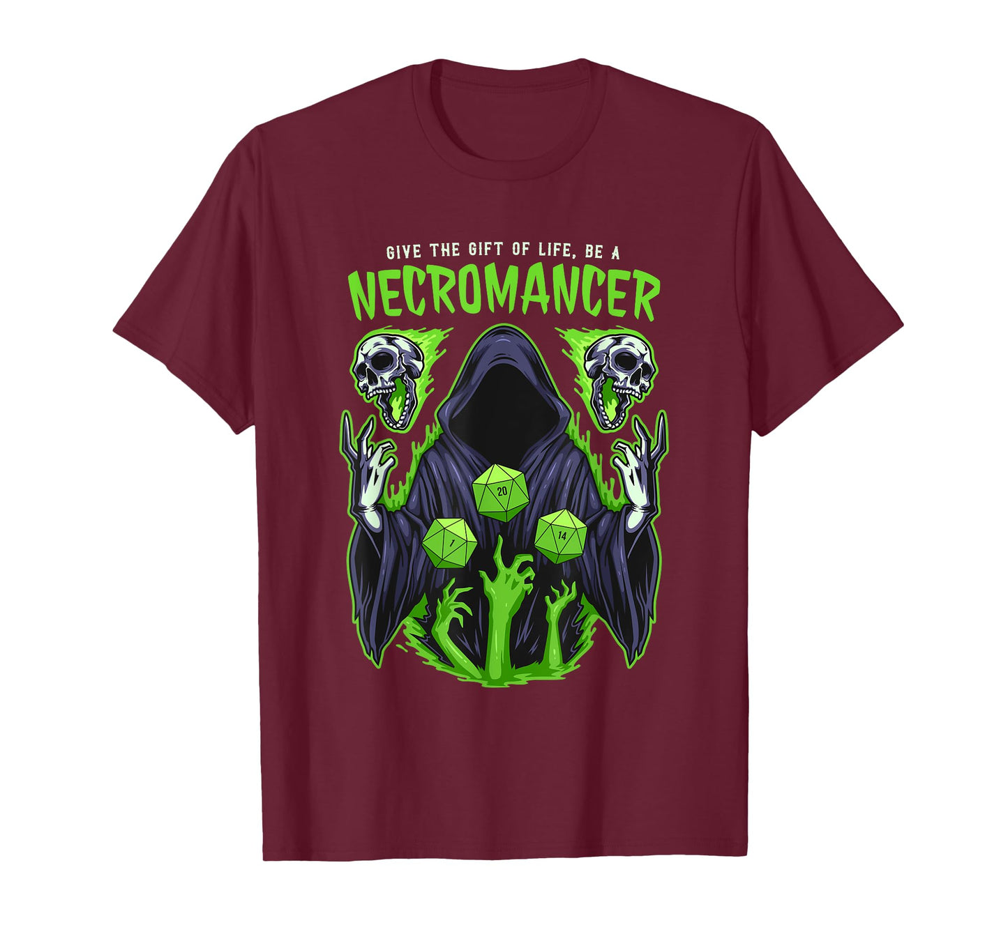 Gift of Life Necromancer Role Playing Game Funny RPG T-Shirt