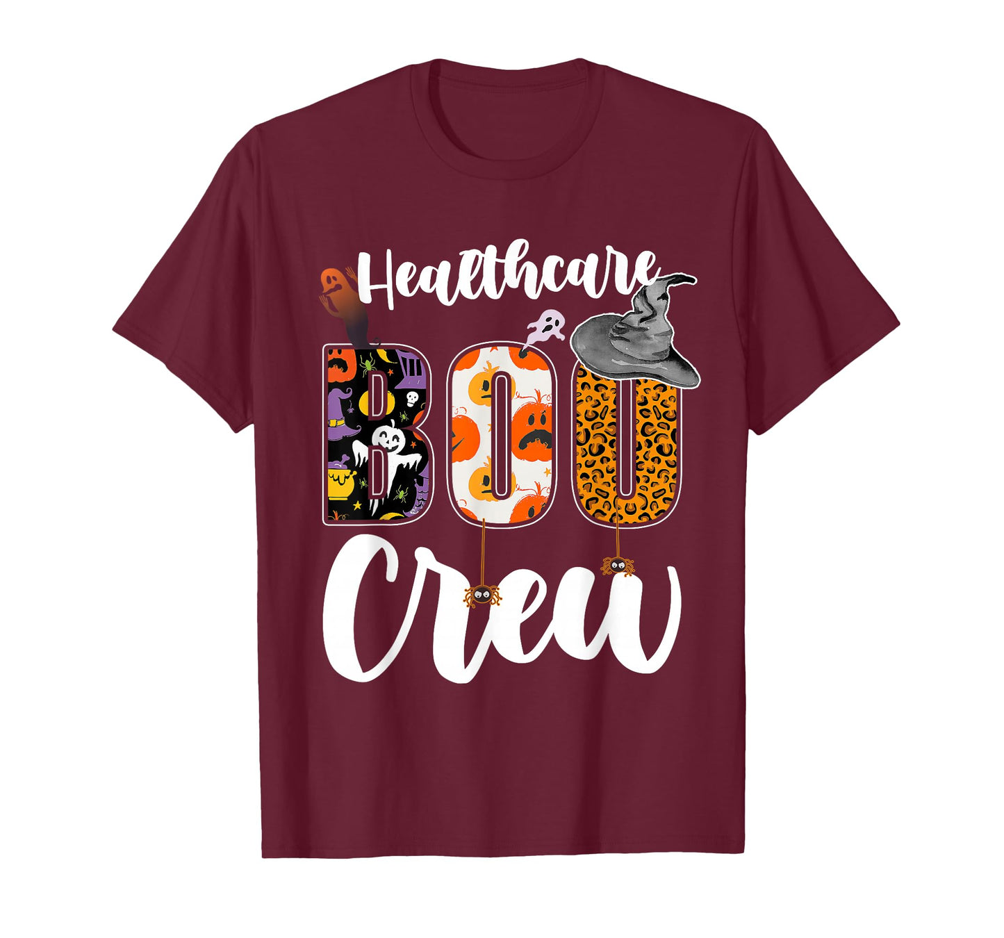 Healthcare Boo Crew Halloween Matching Home Health Aide T-Shirt