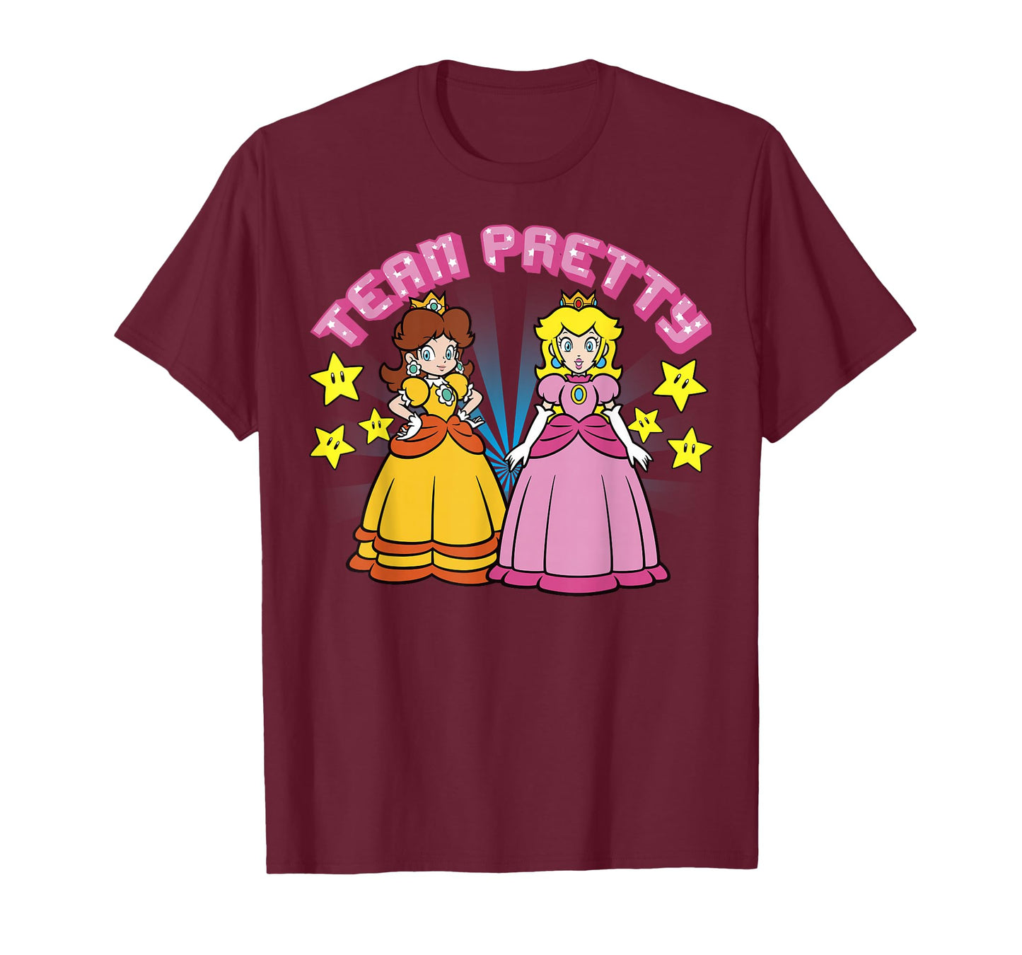 Super Mario Peach And Daisy Team Pretty T-Shirt