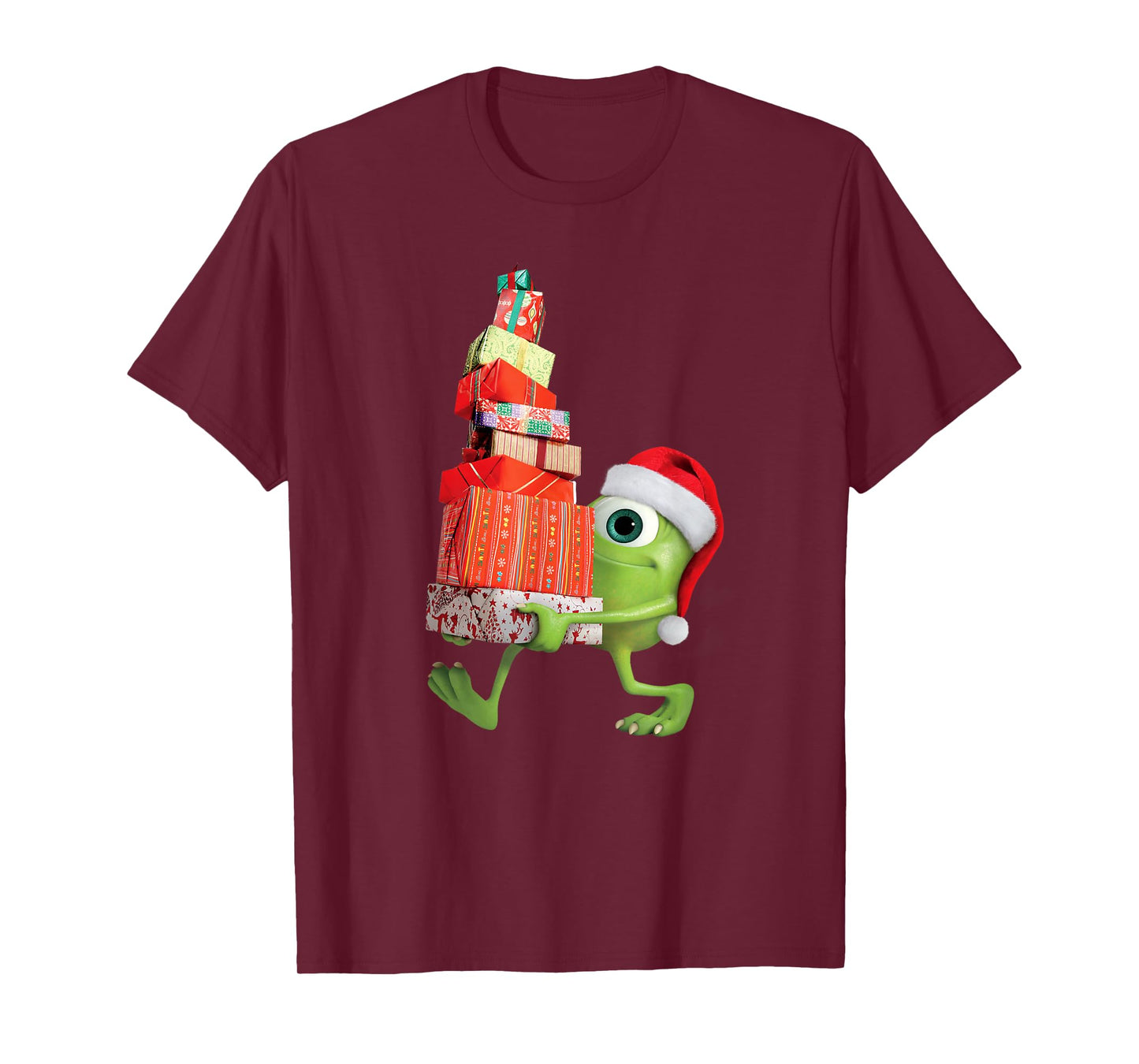 Disney PIXAR Monsters University Santa Mike Holiday T-Shirt