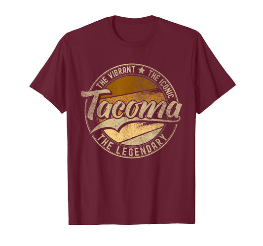 Tacoma WA | Washington Vintage Distressed T-Shirt
