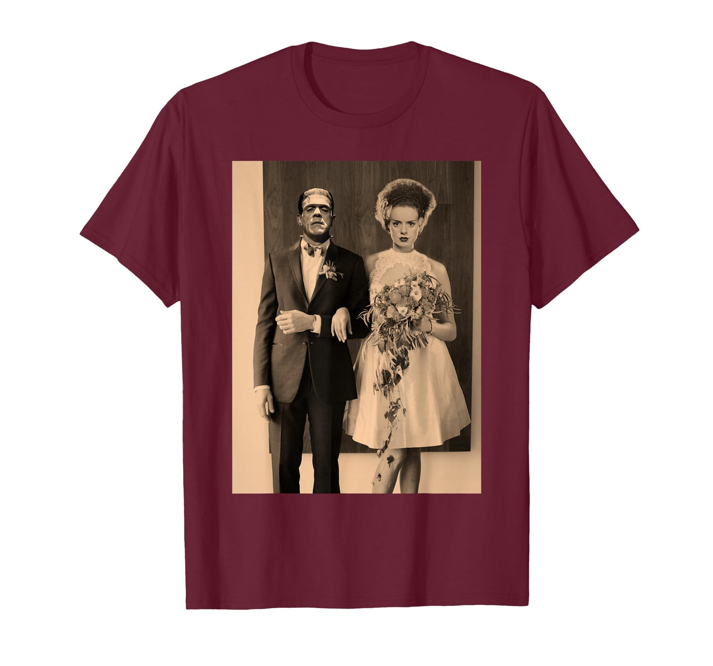 Dapper Frankenstein Wedding Day - Monster Halloween T-Shirt
