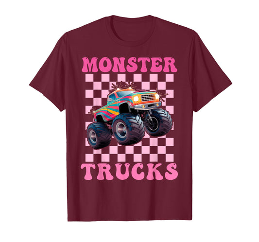 Monster Truck for Girls, Womens, Toddlers, Kids Truck Lover T-Shirt