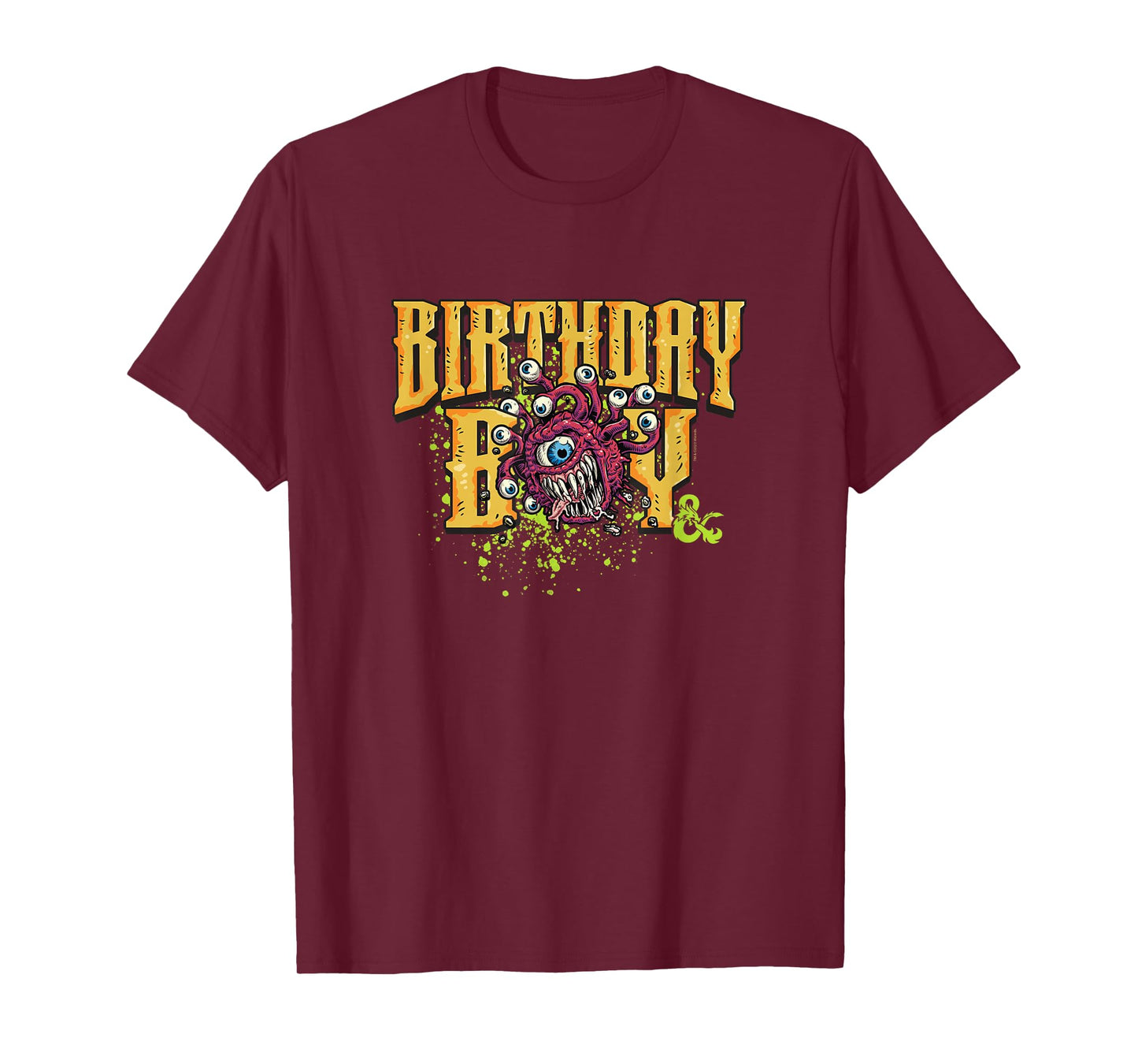 Dungeons & Dragons Birthday Boy Beholder Lawful Evil Icon T-Shirt