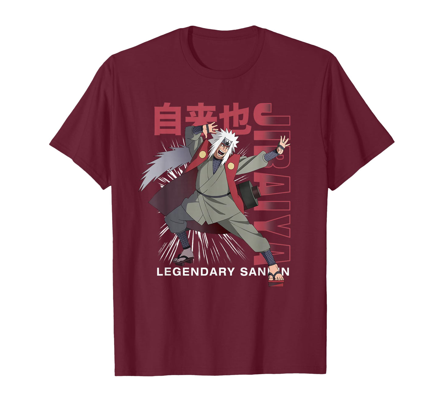 Naruto Shippuden Jiraiya Legendary Sannin Anime T-Shirt
