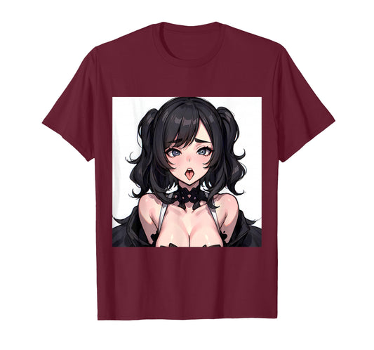 Lewd Anime Girl Ecchi Waifu Anime Hentai T-Shirt