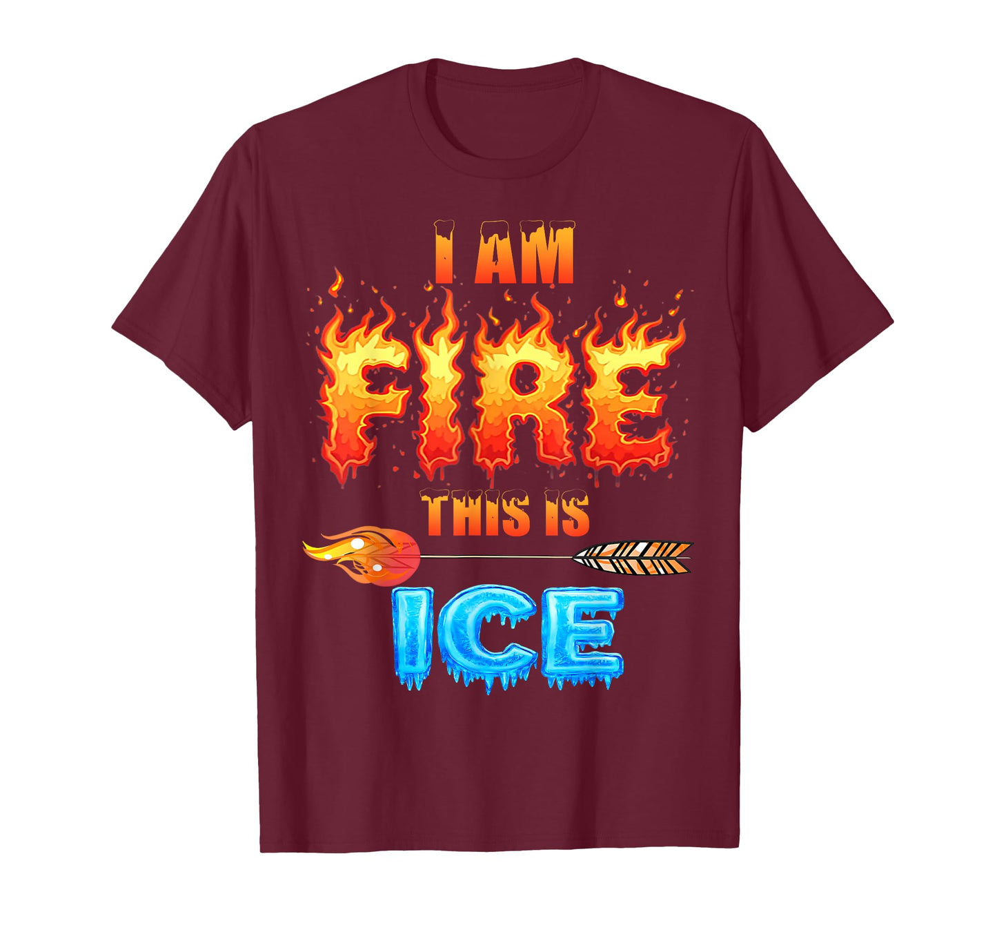 Funny Ice This is Fire Costume Halloween Family Matching T-Shirt