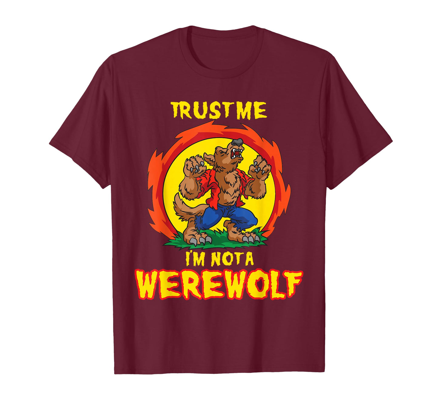 Trust Me I'am Not A Werewolf - Were Wolf Howling For Kids T-Shirt
