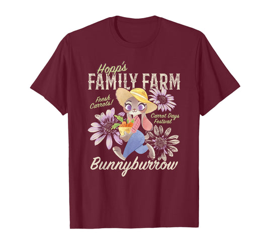 Disney Zootopia 2 Hopp'd Family Farm from Bunnyburrow Poster T-Shirt