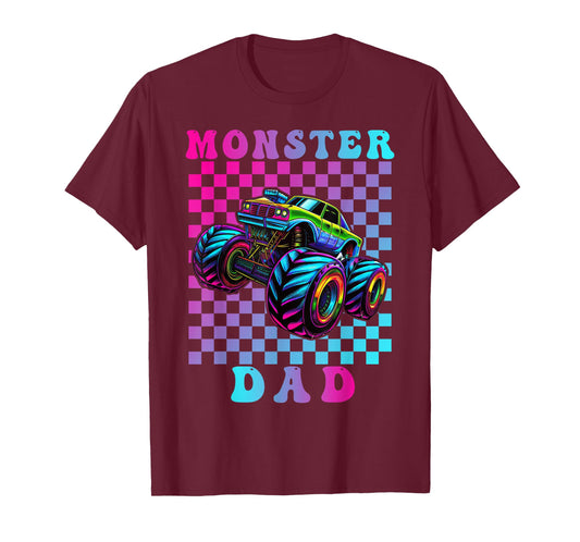 Monster Truck Dad Family Matching Shirt Truck Lovers T-Shirt