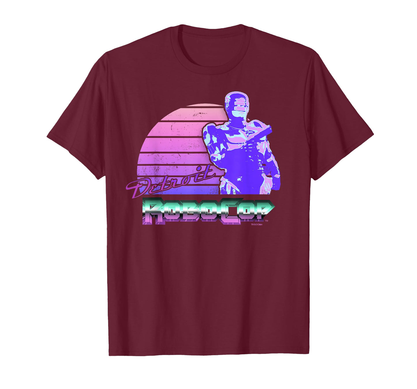 Robocop Detroit Retro-Style Portrait T-Shirt