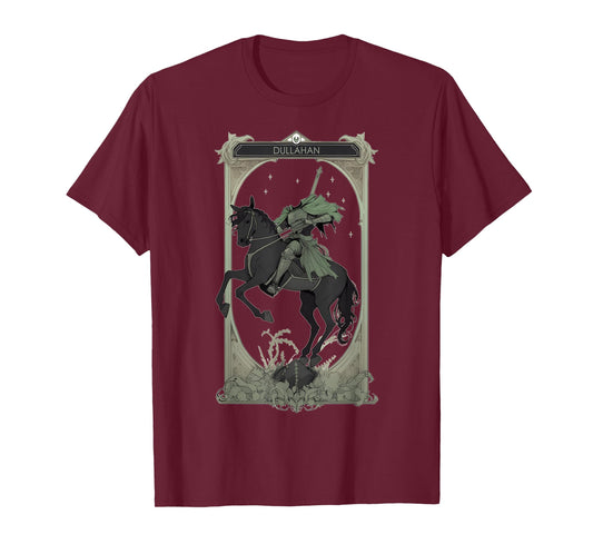 Dullahan Irish Folklore Headless Man On Horse Anime Tarot T-Shirt