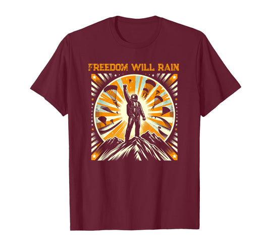 Freedom Will Rain Hell of Diver Helldiving Lovers T-Shirt
