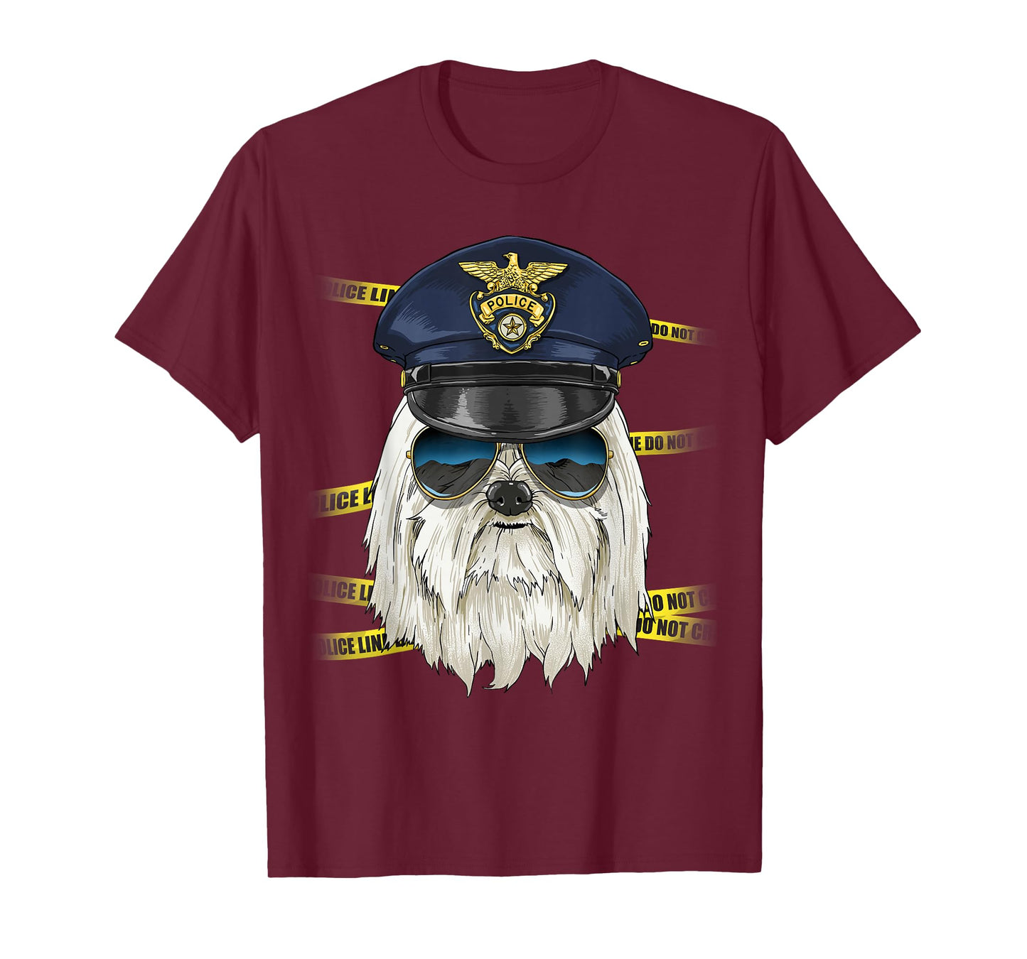Maltese Police Maltese K-9 Dog Lover T-Shirt
