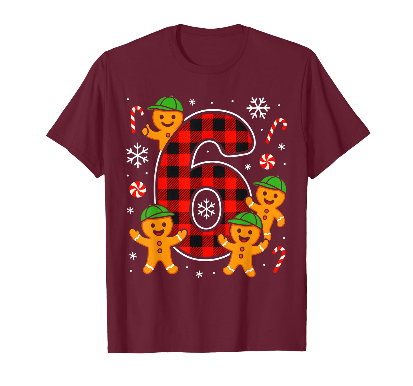 Six Seven 6 7 Meme Christmas Matching Couple Boy Girl Teen T-Shirt