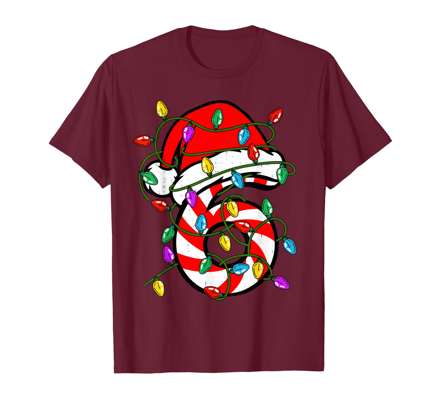 6 7 67 Meme Six Seven Candy Funny Christmas Couple Matching T-Shirt
