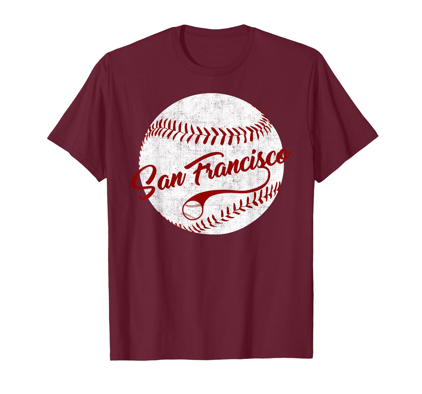 Baseball San Francisco Vintage Giant Ball, National Pastime T-Shirt