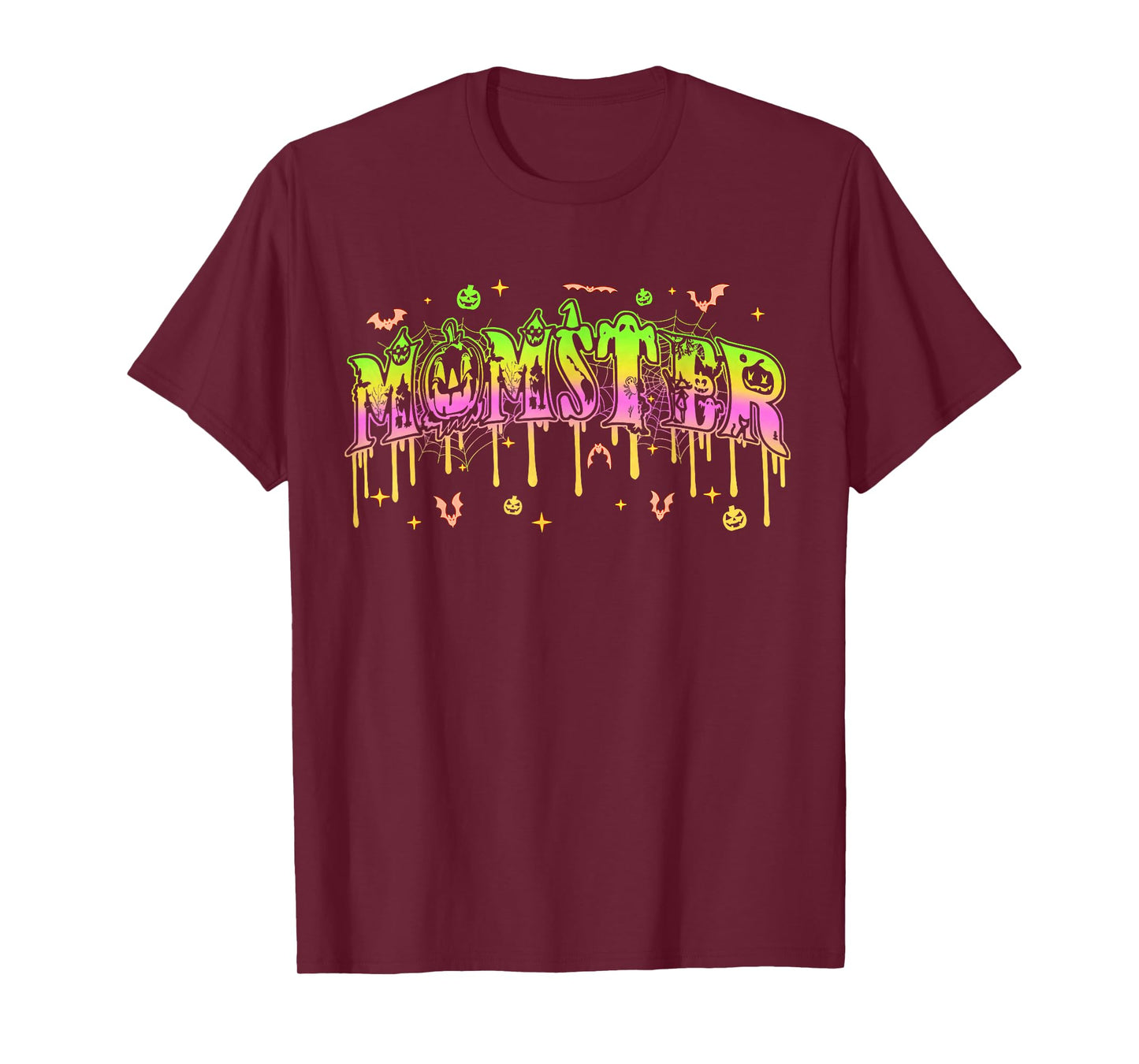 Cool Momster Drip Halloween Spooky Vibes T-Shirt
