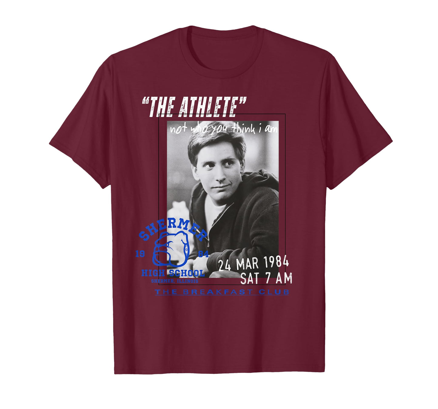 The Breakfast Club Andrew The Athlete Shermer High T-Shirt