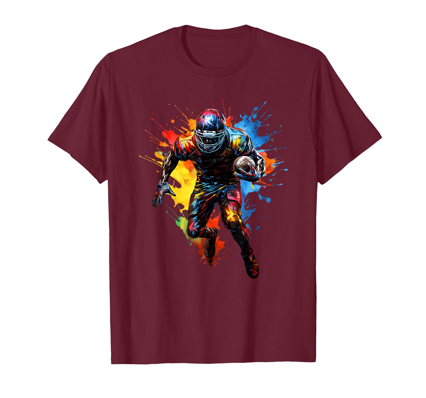 American Football player paint T-Shirt