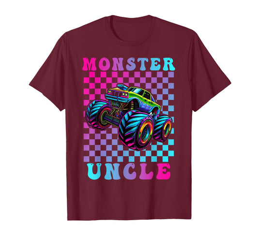 Monster Truck Uncle Family Matching Shirt Truck Lovers T-Shirt